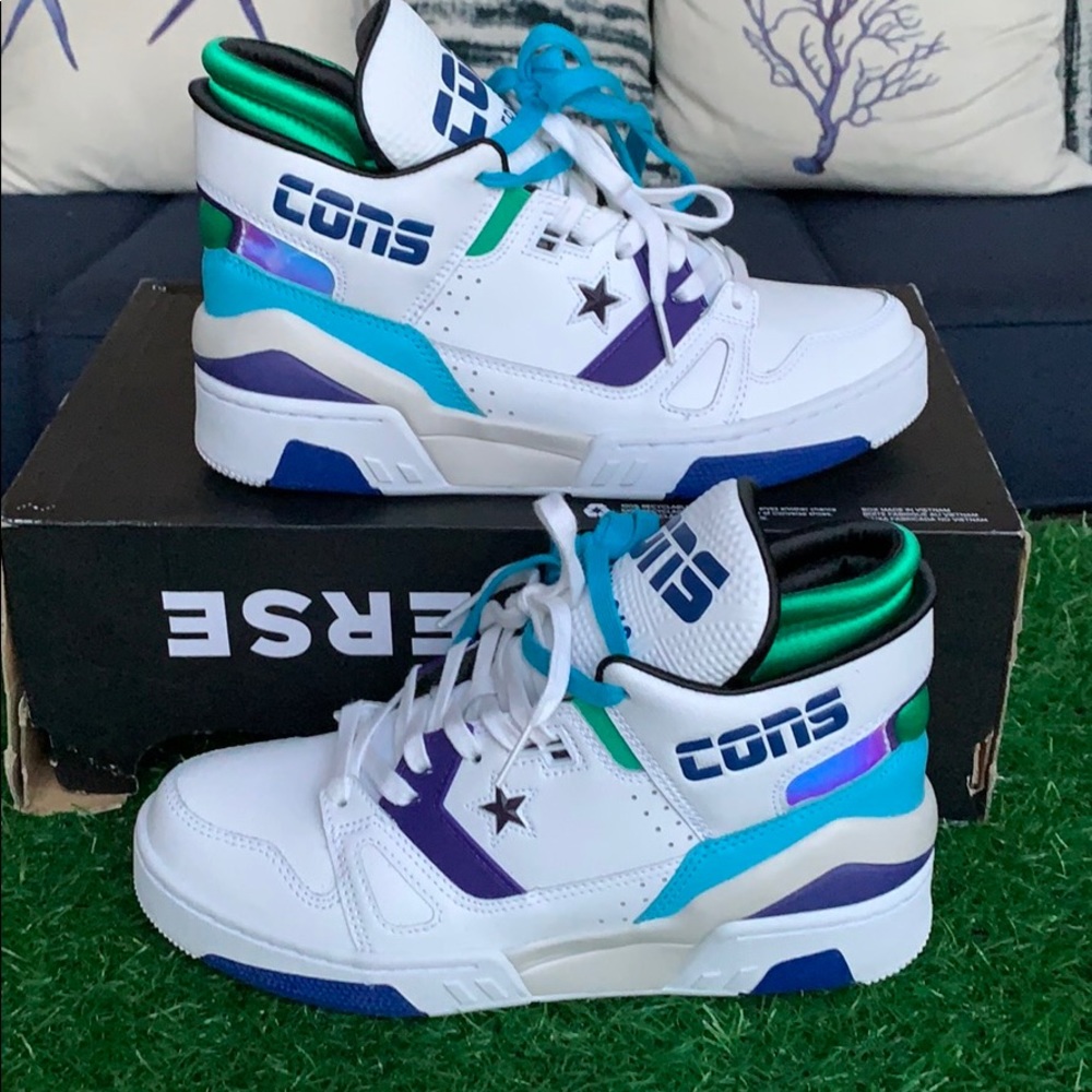 Converse ERX 260 MID Wht/court purple/bold Jade Wm - Picture 4 of 16